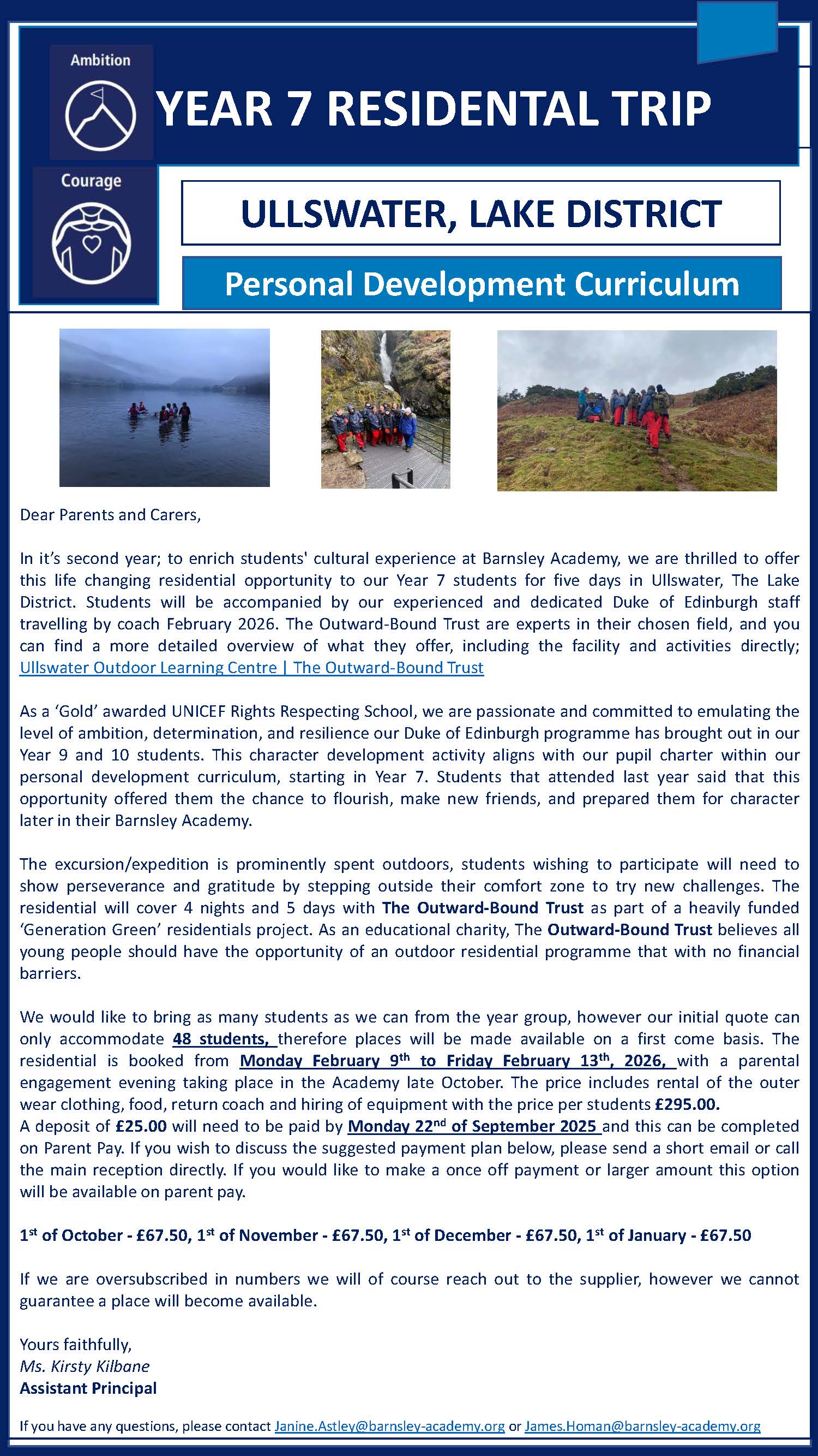 The Outward Bound Trust - Year 7 Residental-1